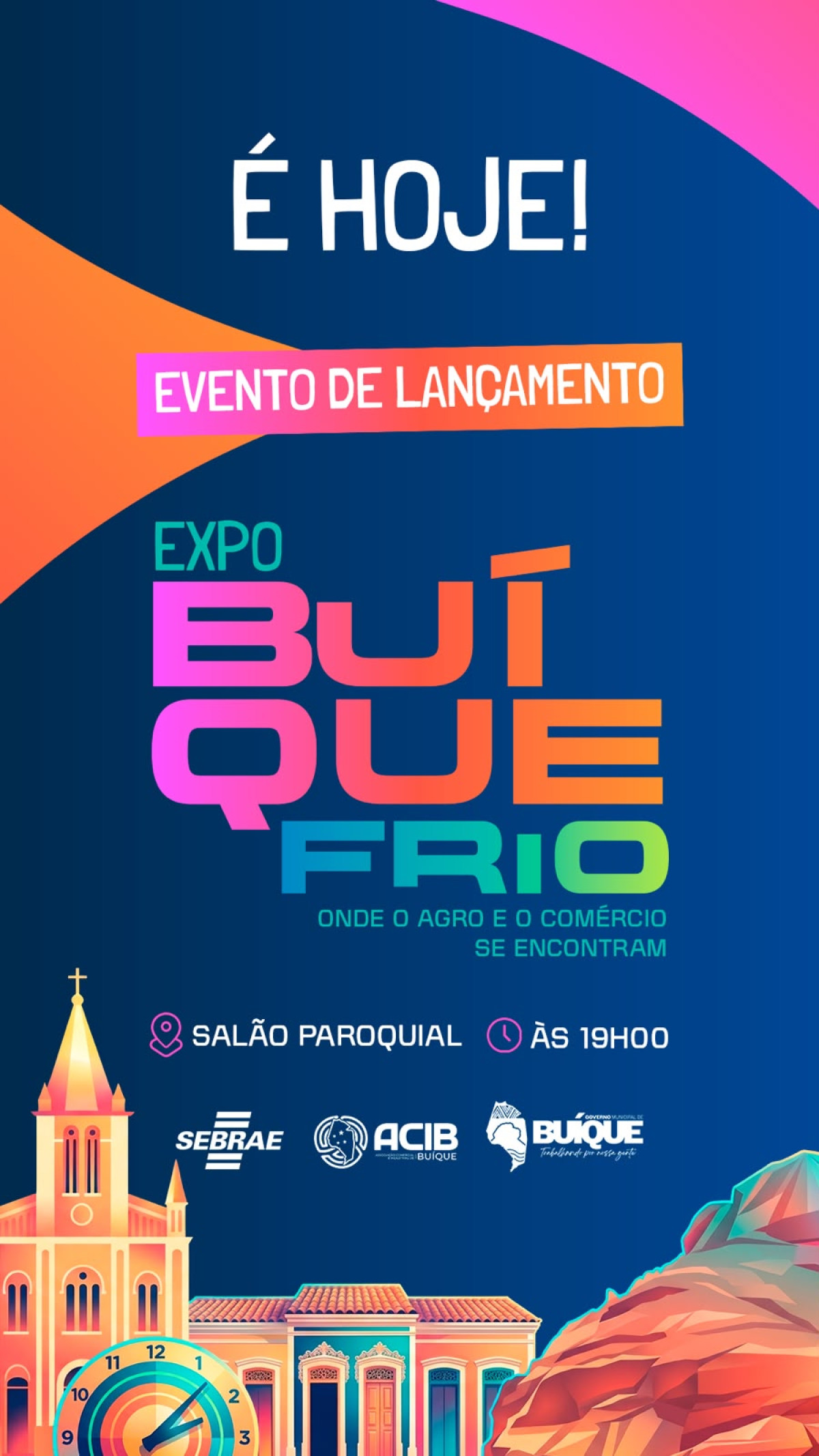 Prefeito Túlio Monteiro e ACIB realizam nesta noite o lançamento oficial da Expo Buíque Frio 2026