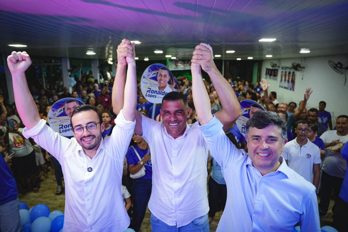 Ronaldo Lopes lança candidatura a deputado estadual em evento lotado na Zona Norte do Recife ao lado de Eduardo e Lula da Fonte