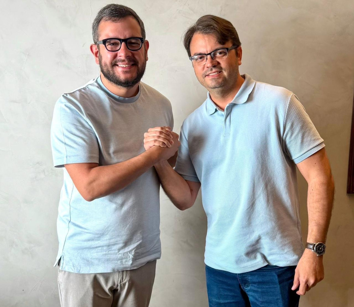Gabriel Porto recebe apoio do presidente da Câmara de Exu, vereador Davi Moreira