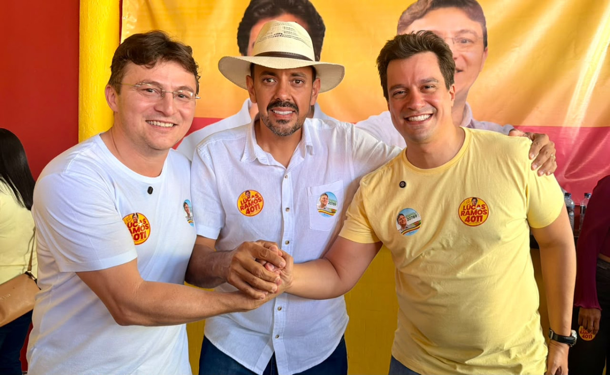 CLIMA DE VIRADA: Em grande ato no comitê 4011, Vereador Gabriel Menezes e Nilton Mota consolidam força de Lucas Ramos e Elismar Gonçalves