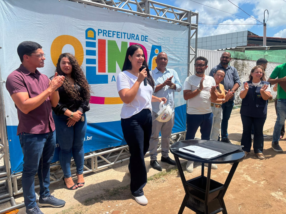 Olinda autoriza pavimentação de ruas em Sapucaia
