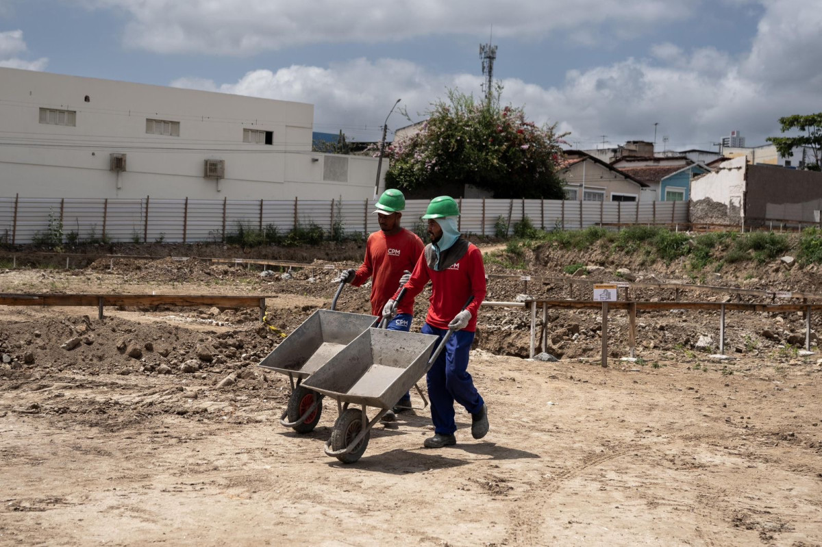 Governo de Pernambuco executa obras da nova sede do Batalhão Integrado da Polícia Militar em Caruaru, no Agreste