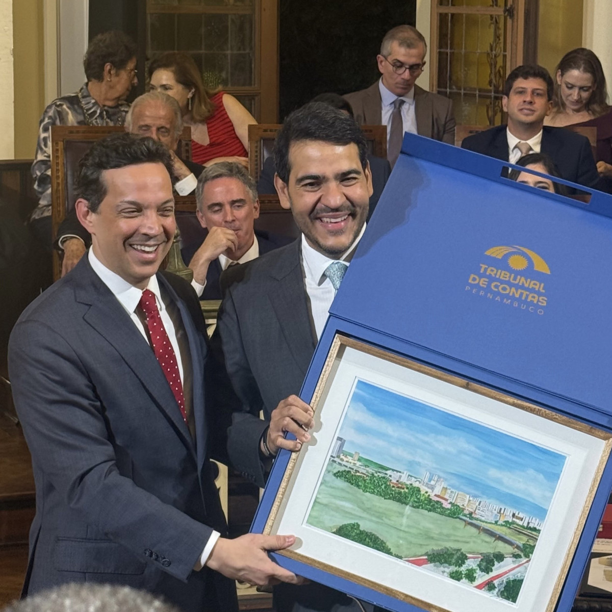Carlos Neves entrega Medalha Nilo Coelho ao ministro Jorge Messias