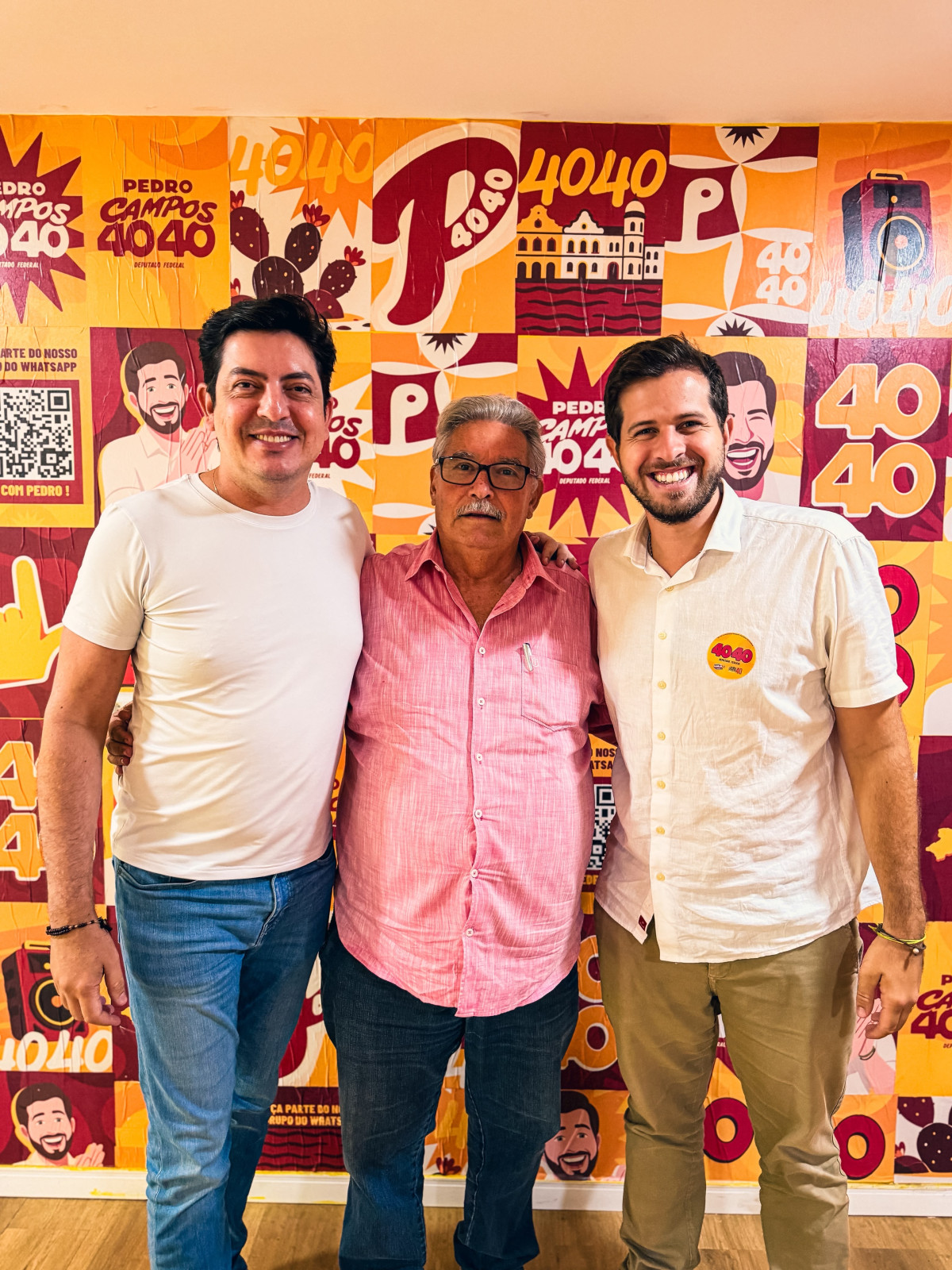 Djalma Paes formaliza apoio a Henrique Filho e Pedro Campos em Glória do Goitá
