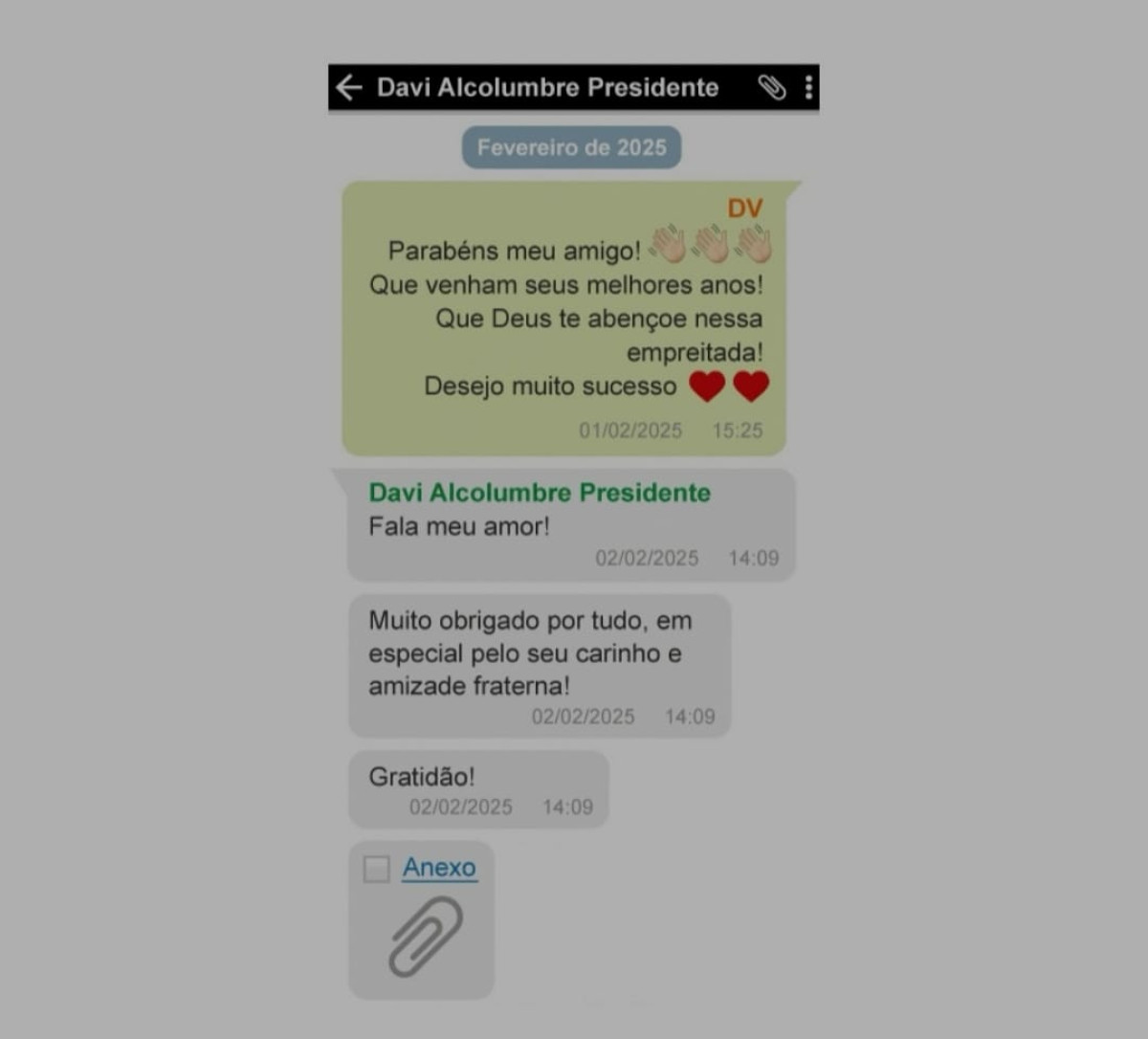 ‘Fala, meu amor’: mensagens revelam intimidade entre ex-banqueiro Vorcaro e Alcolumbre. Veja prints.