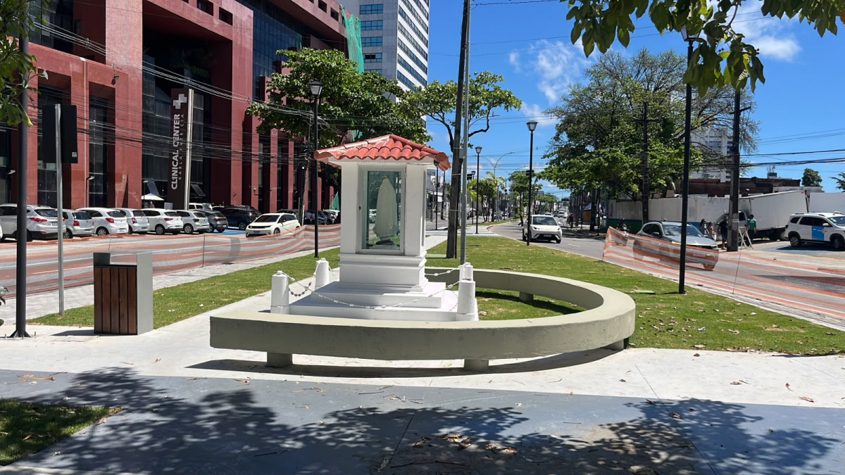 Praça Profeta Joseph Smith ganha novo paisagismo, passeios e áreas de convivência em Boa Viagem