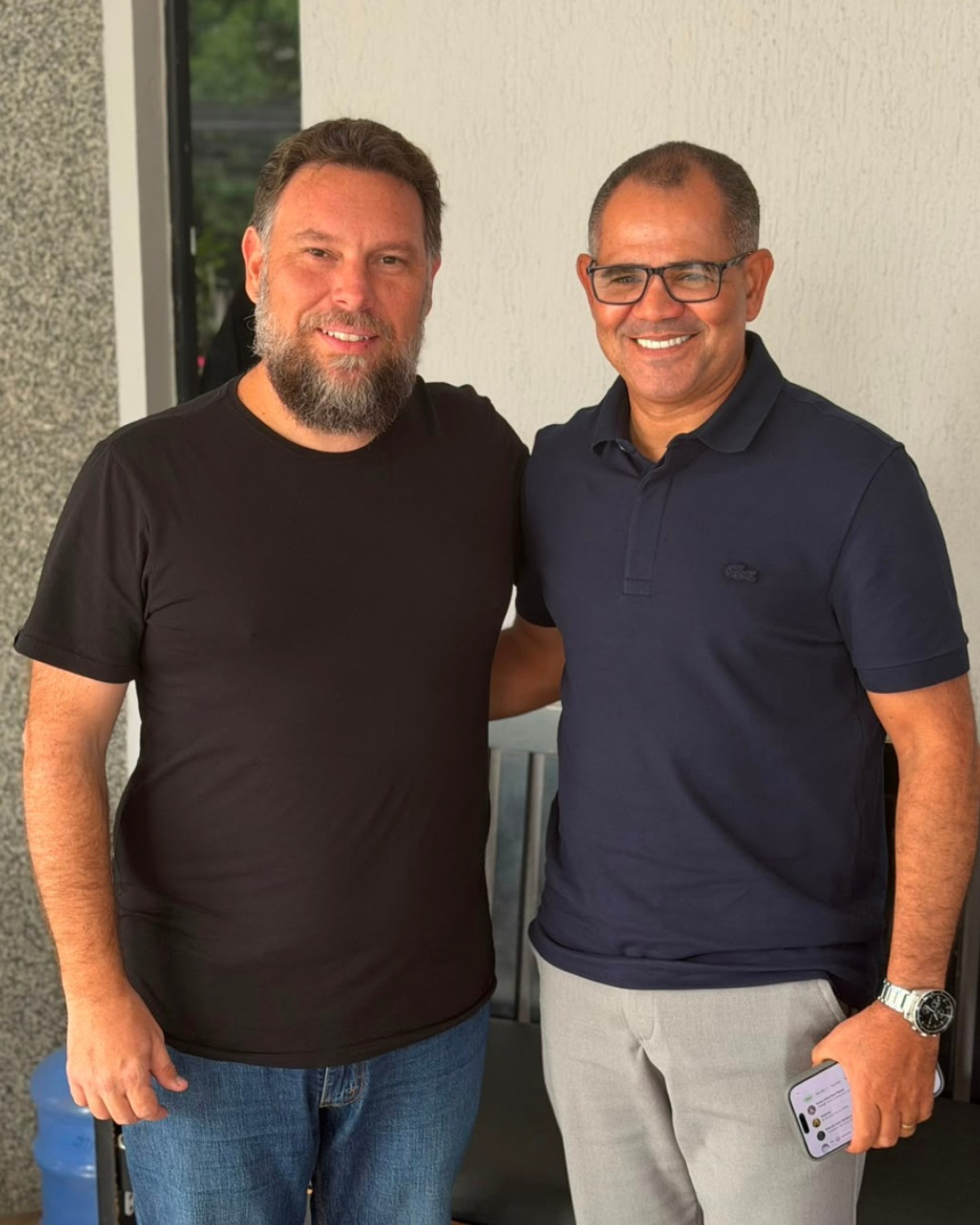 Wanderson Florêncio e Ibson Gouveia selam parceria em Goiana.