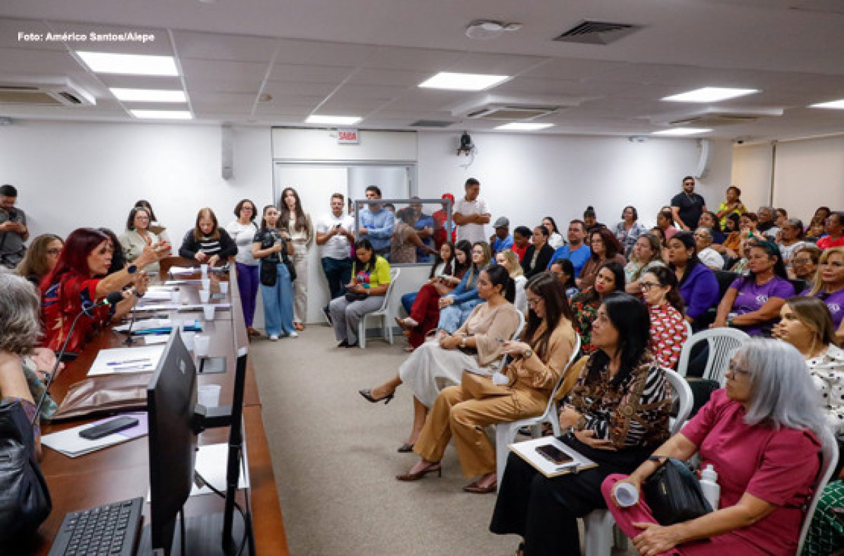 Dados do TCE-PE sobre proteção às mulheres são apresentados na Alepe