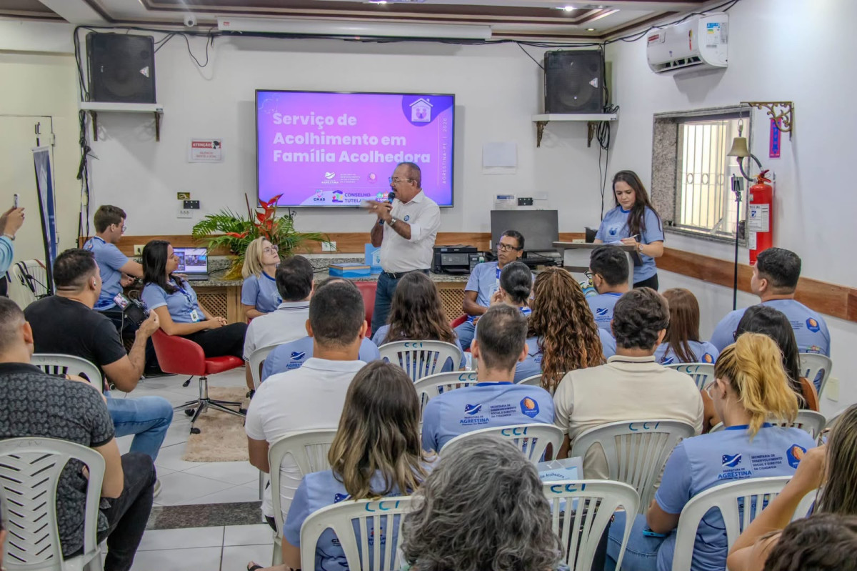 Agrestina lança Plano Midiático do Serviço “Família Acolhedora” e fortalece políticas de proteção à infância