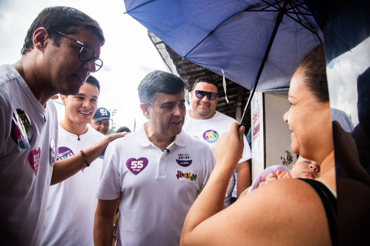 Diego Cabral reúne multidão ao lado de Eduardo da Fonte em caminhada da Onda 55 em Vera Cruz