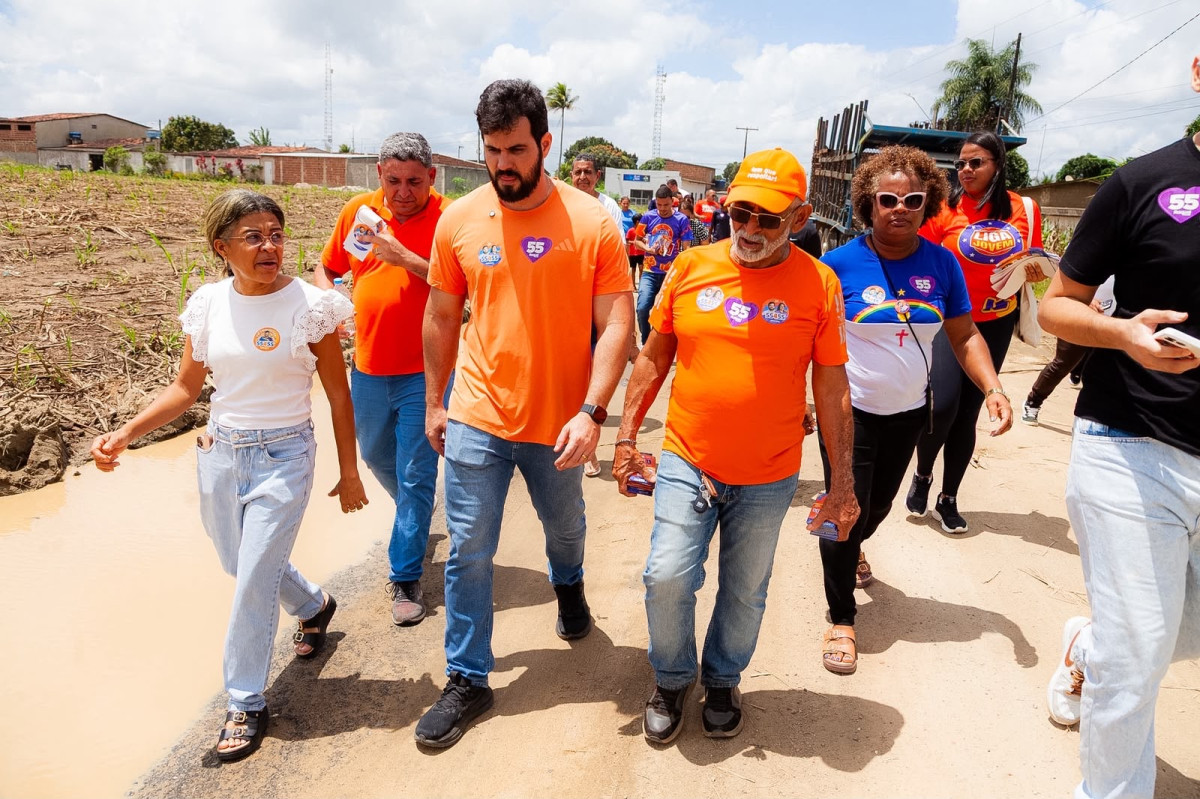 Em Três Ladeiras, César Ramos realiza porta a porta mobilizando população e apoiadores
