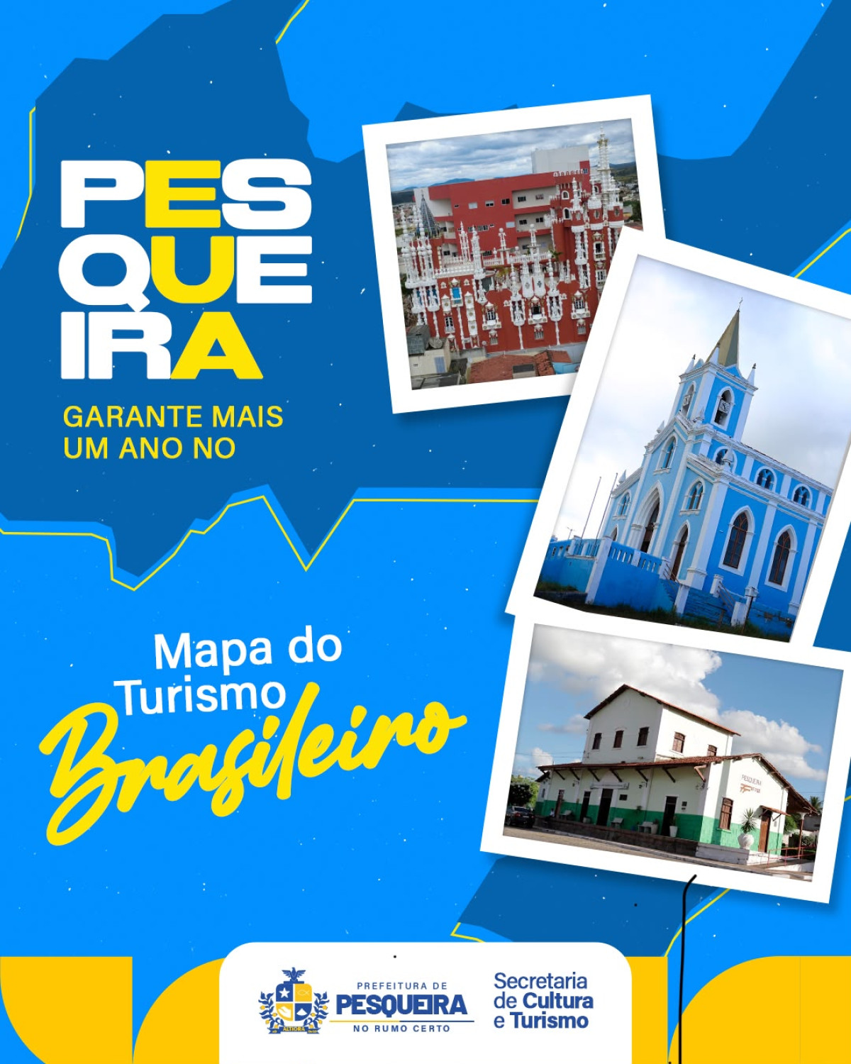 Pesqueira é novamente reconhecida e permanece no Mapa do Turismo Brasileiro