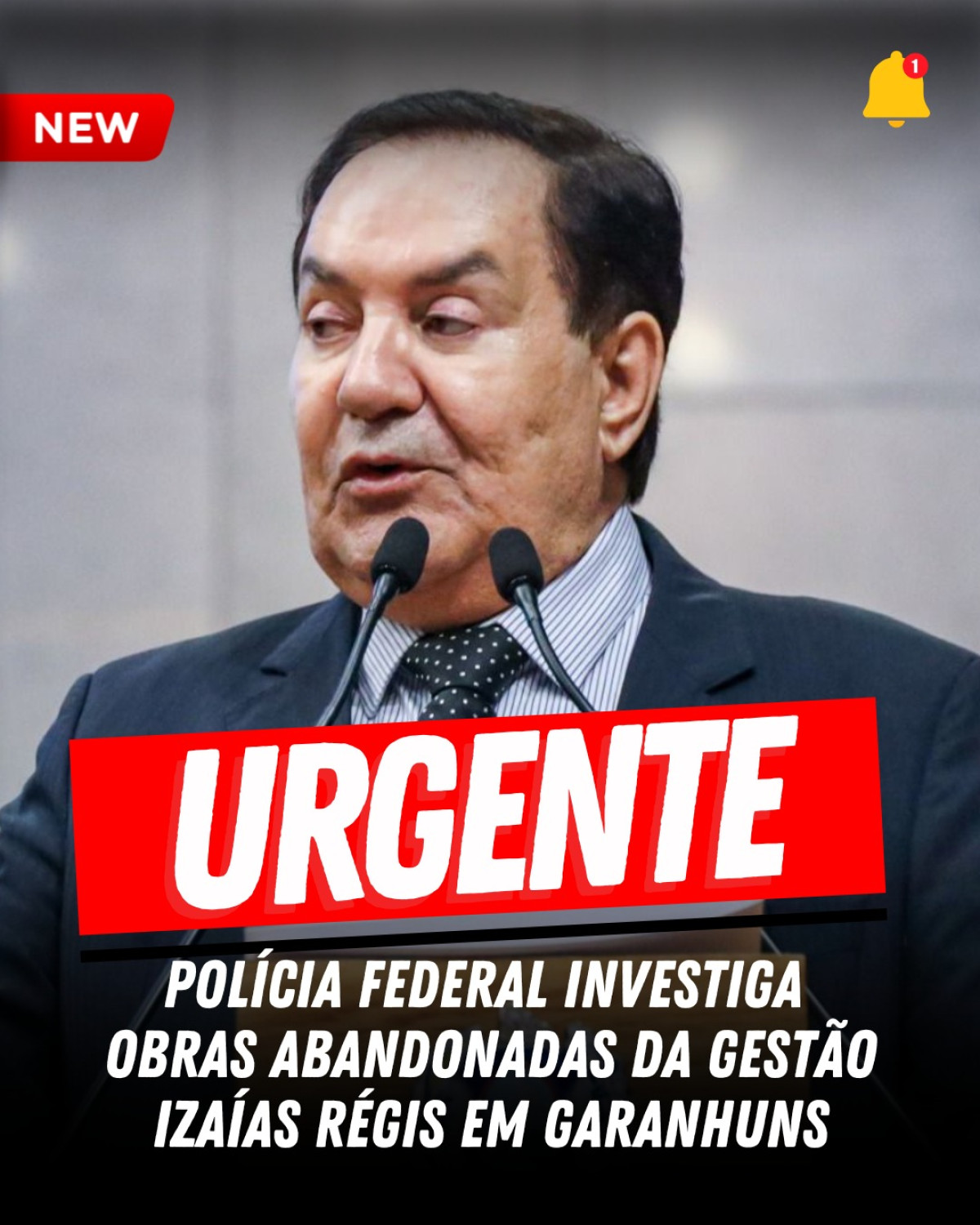 POLÍCIA FEDERAL INVESTIGA OBRAS ABANDONADAS DO GOVERNO IZAÍAS RÉGIS
