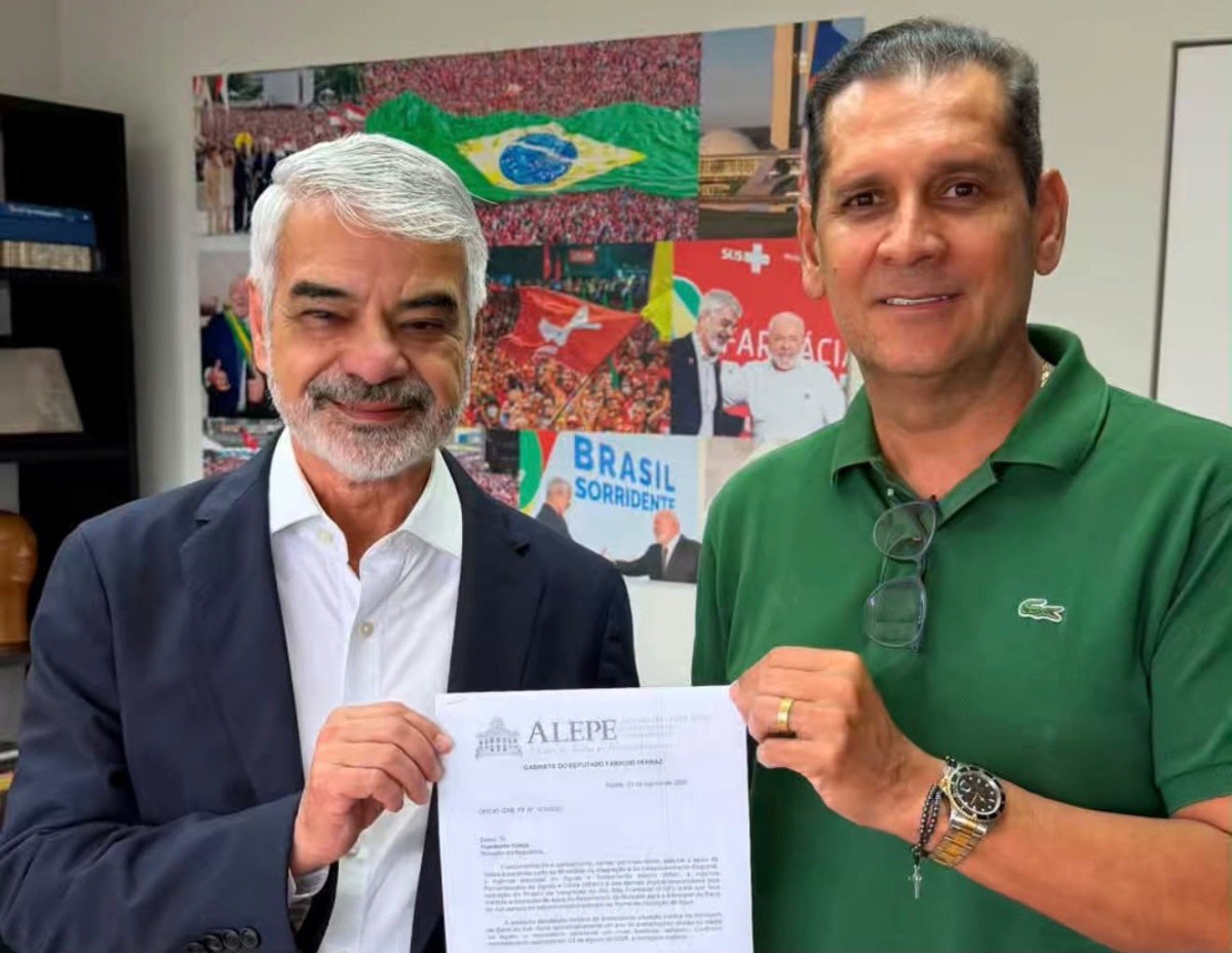 Fabrizio Ferraz se reúne com Humberto Costa e cobra ações para reforçar segurança hídrica do Barra do Juá