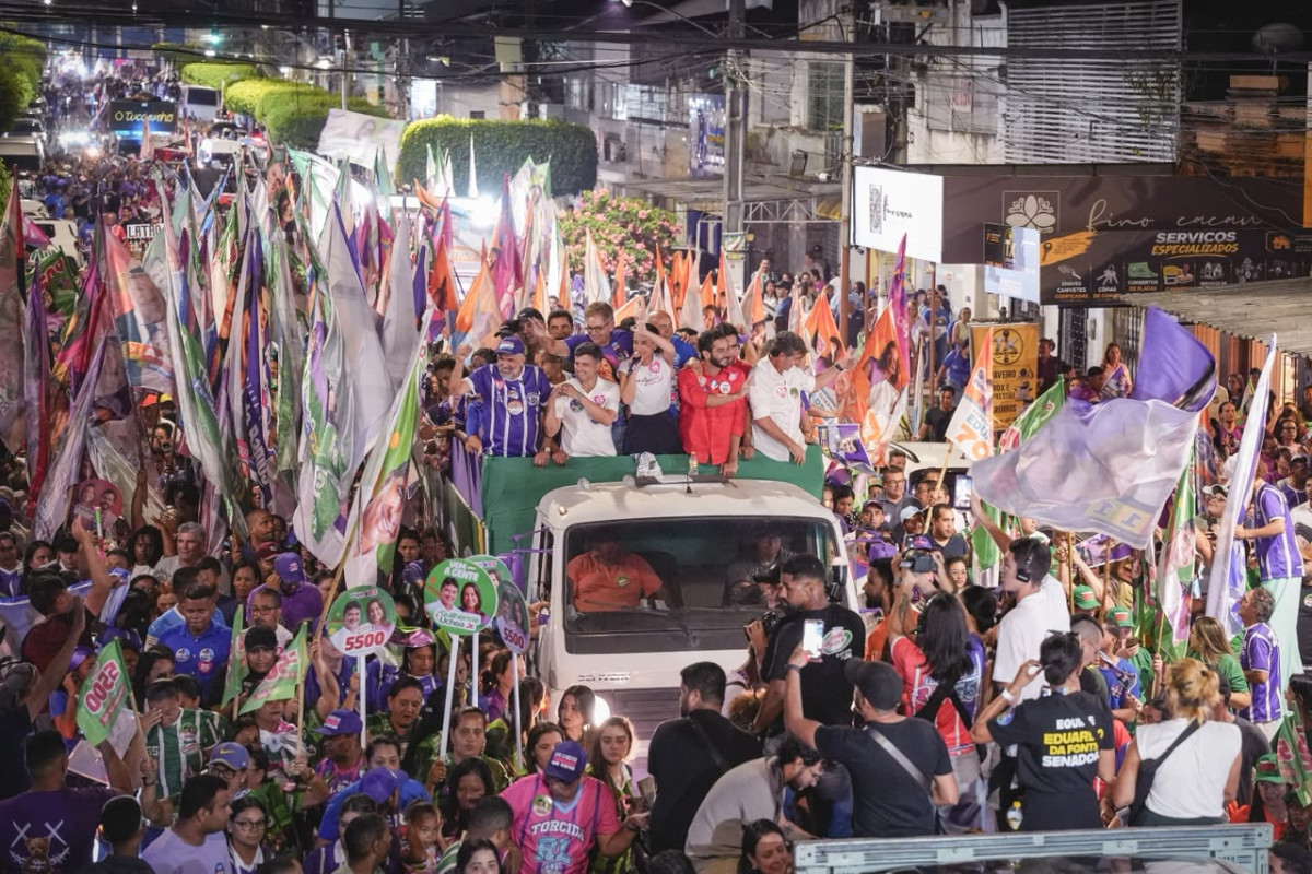 Raquel Lyra e Eduardo da Fonte intensificam parceria com municípios da Mata Norte em grande caminhada por Goiana ao lado de Eduardo Honório