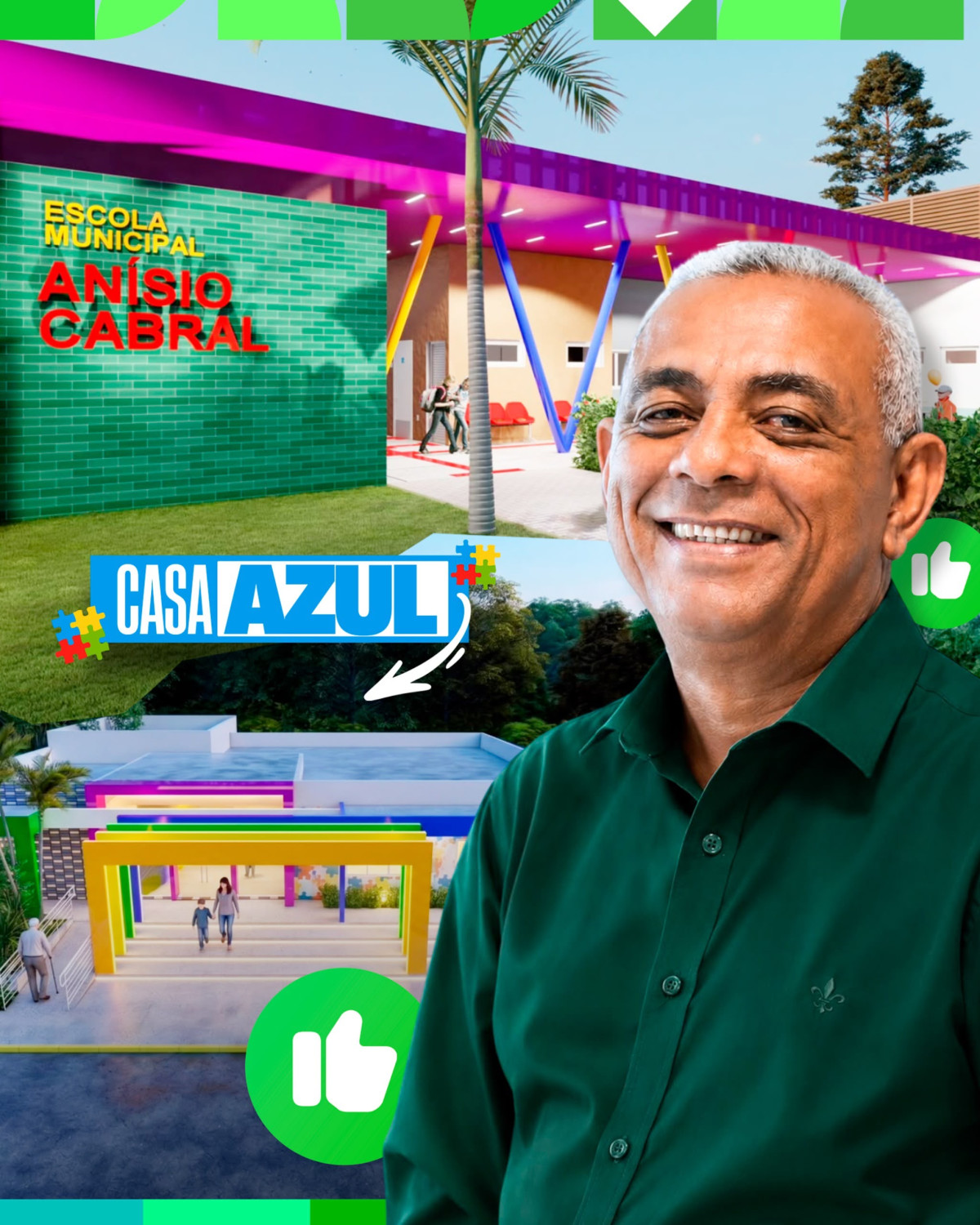 Irmão Aluízio anuncia pacote de obras com mais de R$ 4,7 milhões em investimentos