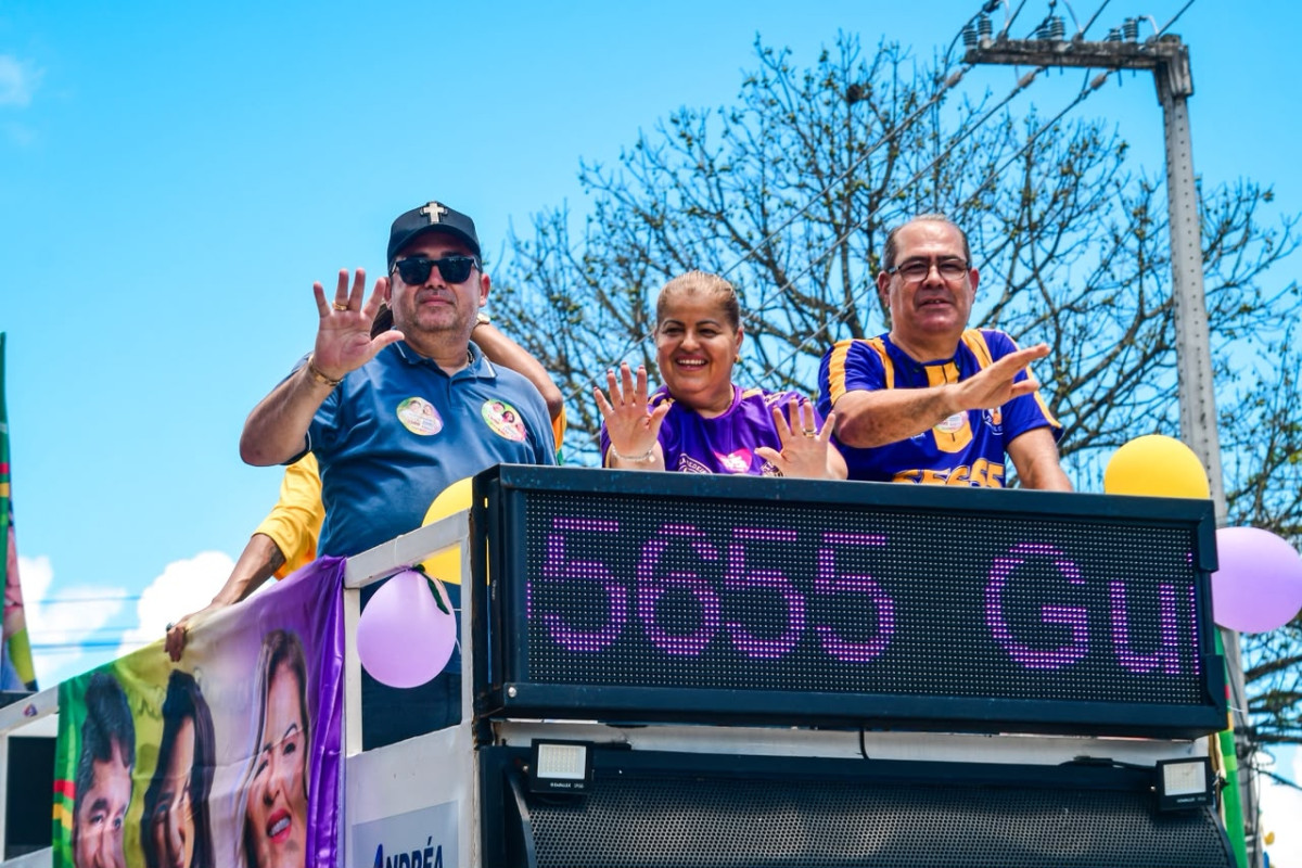 Andréa Medeiros comanda carreata ao lado do prefeito Mano e do presidente da Câmara, participa de agendas com Raquel Lyra e mobiliza a juventude e desportistas 
