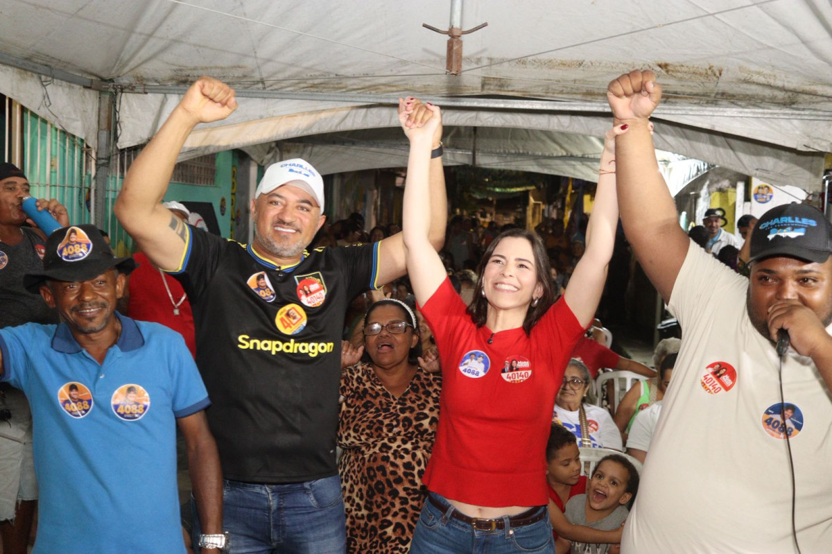 Charlles de Tiringa reforça mobilização no Derby e cumpre agenda ao lado de Maria Arraes nesta terça-feira