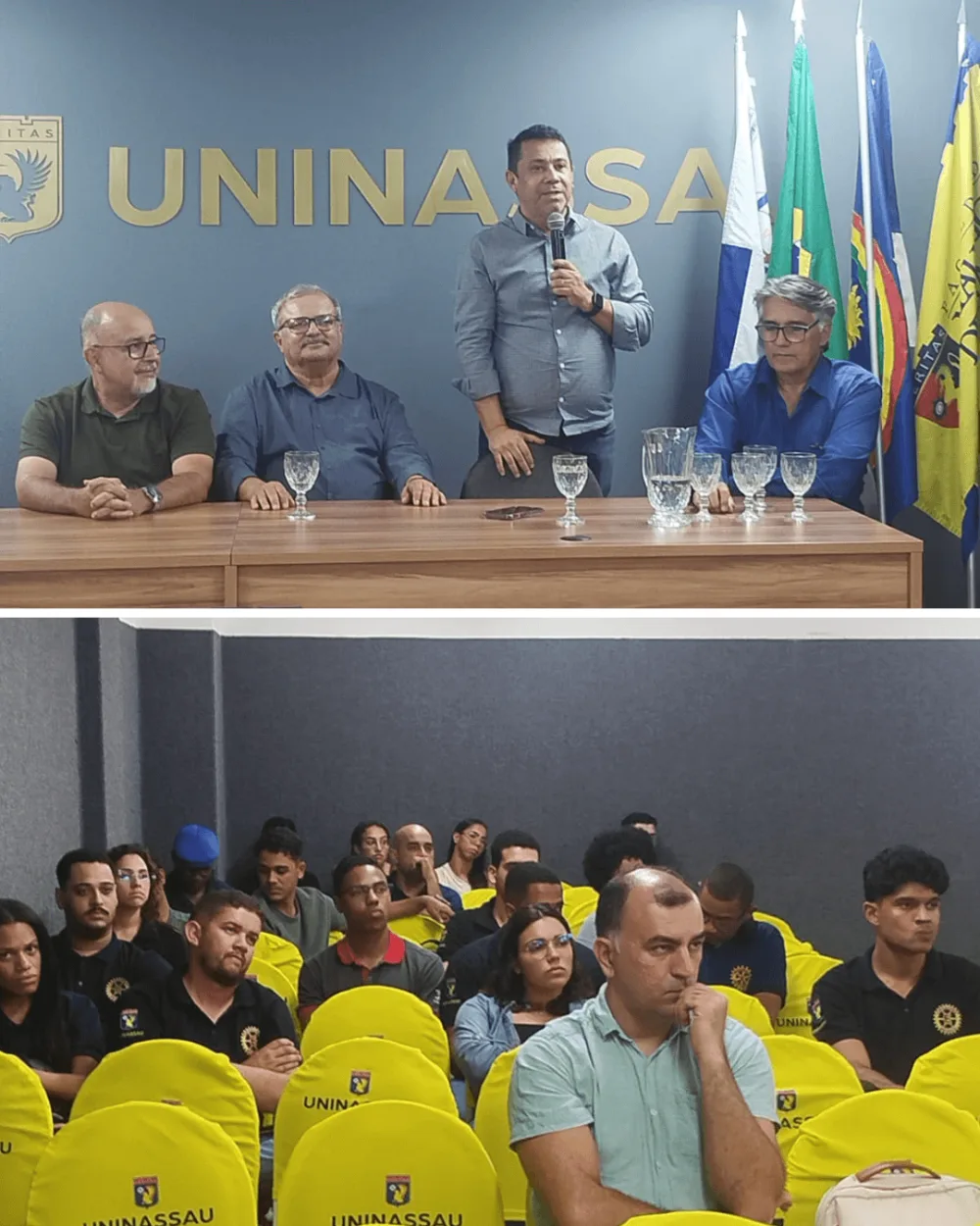 Presidente do Crea-PE, Adriano Lucena, destacou o papel social do Conselho e iniciativas voltadas aos futuros profissionais