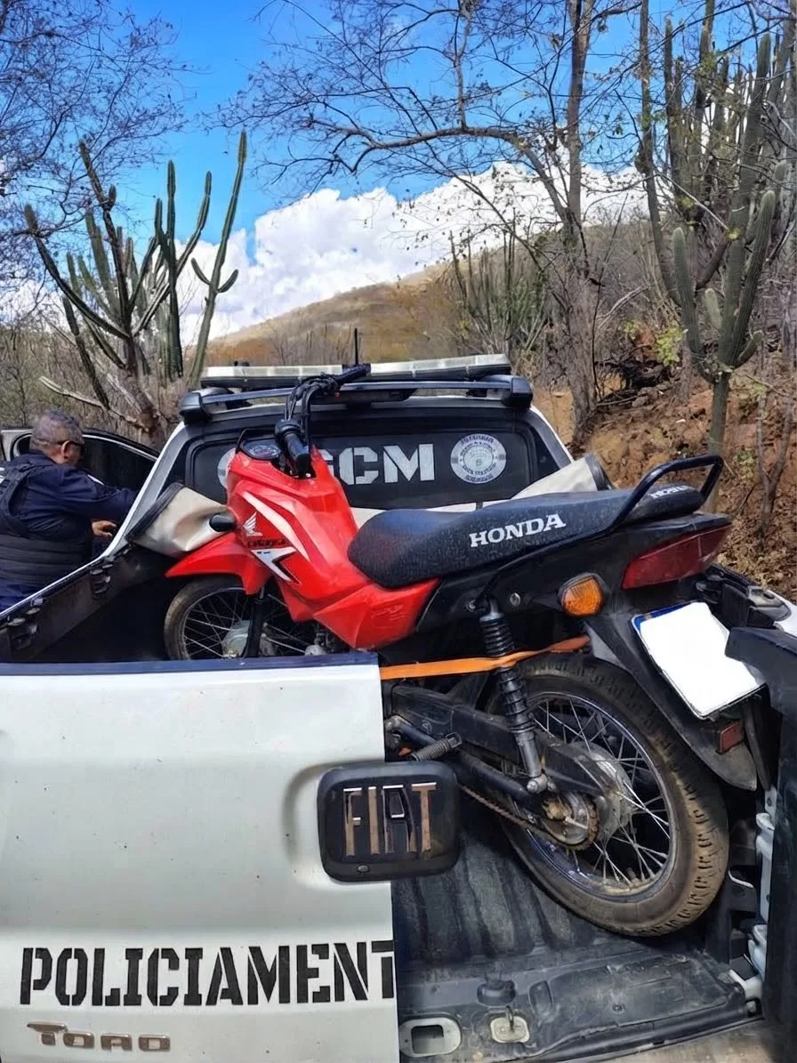 GCM de Taquaritinga do Norte recupera motocicleta roubada em menos de uma hora