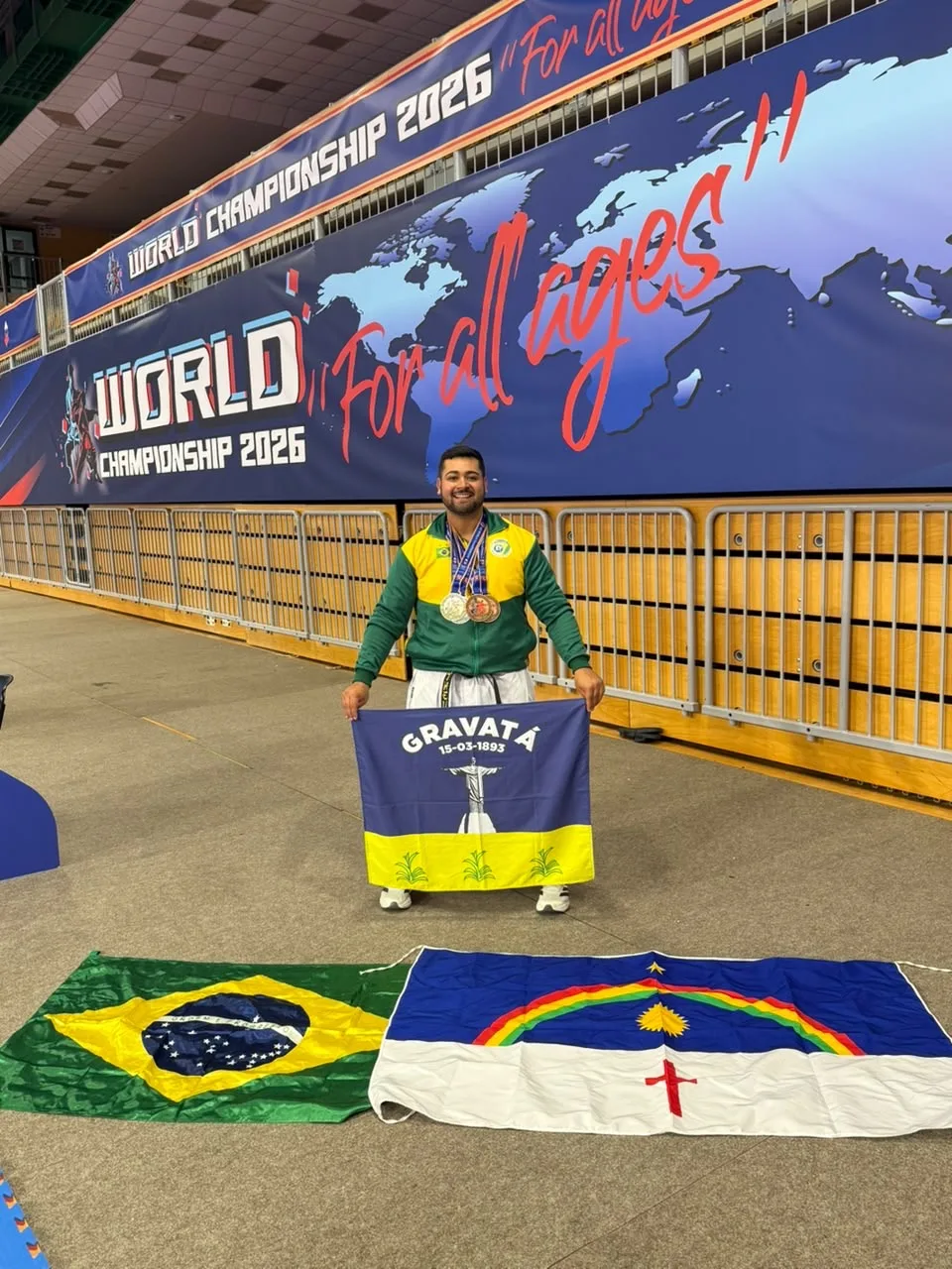 Gravatá é destaque no Campeonato Mundial de Karatê na Eslovênia