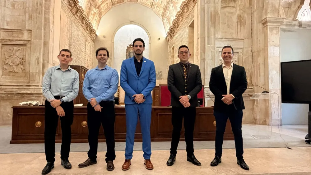 Alunos de Direito da FBJ fazem história na Universidade de Coimbra, em Portugal