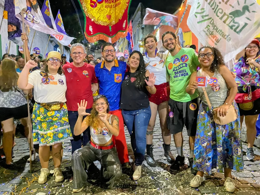 Ivan Moraes faz caminhada em Olinda e reforça voto ideológico no primeiro turno