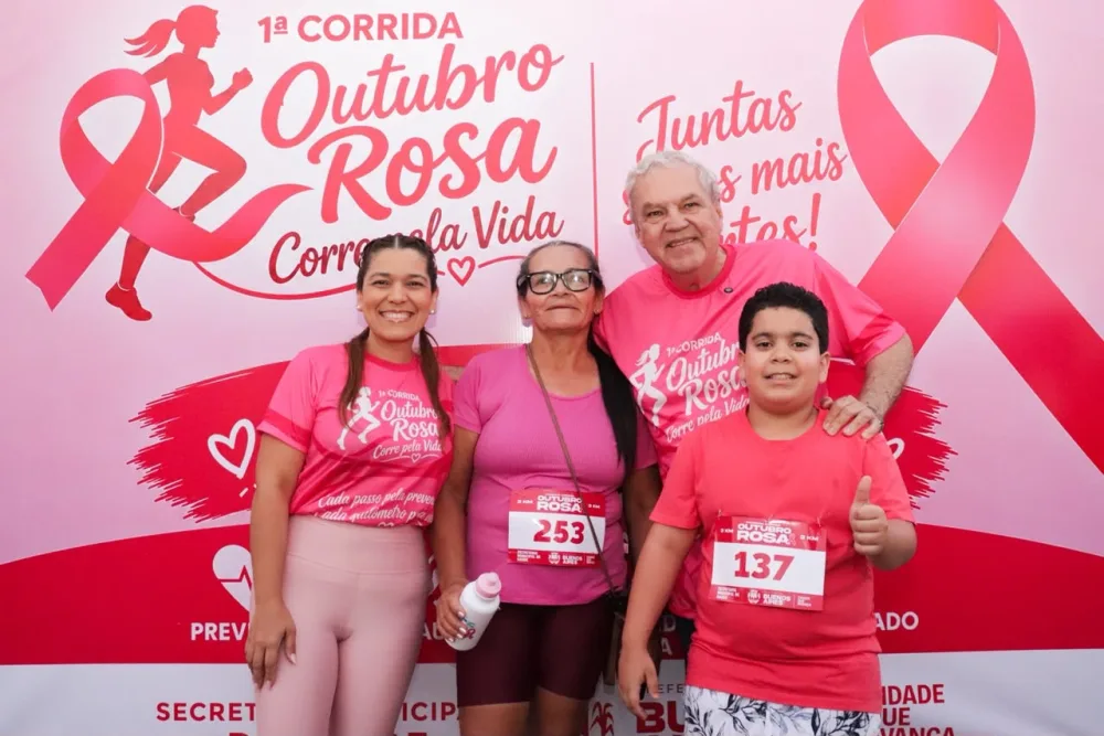 Primeira Corrida Outubro Rosa reúne população e é sucesso em Buenos Aires