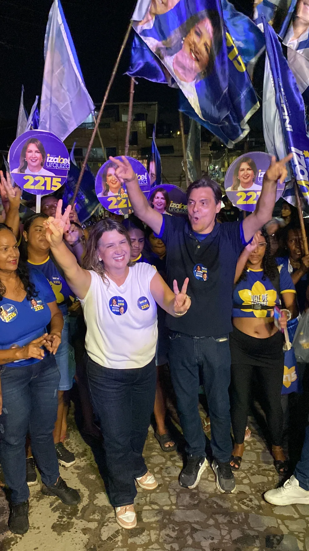 Carga total: Izabel Urquiza e Marconi Santana intensificam mobilização na reta final em Olinda