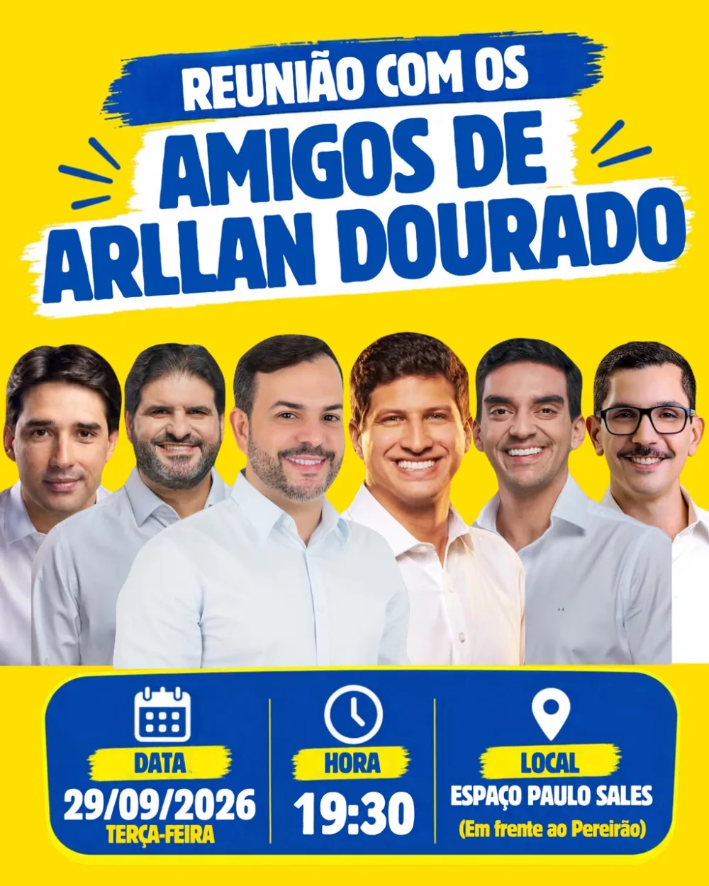 Em São Lourenço da Mata, o vereador Arllan Dourado agenda reunião, hoje, entre seu grupo, em grande gesto de apoio à candidatura de João Campos