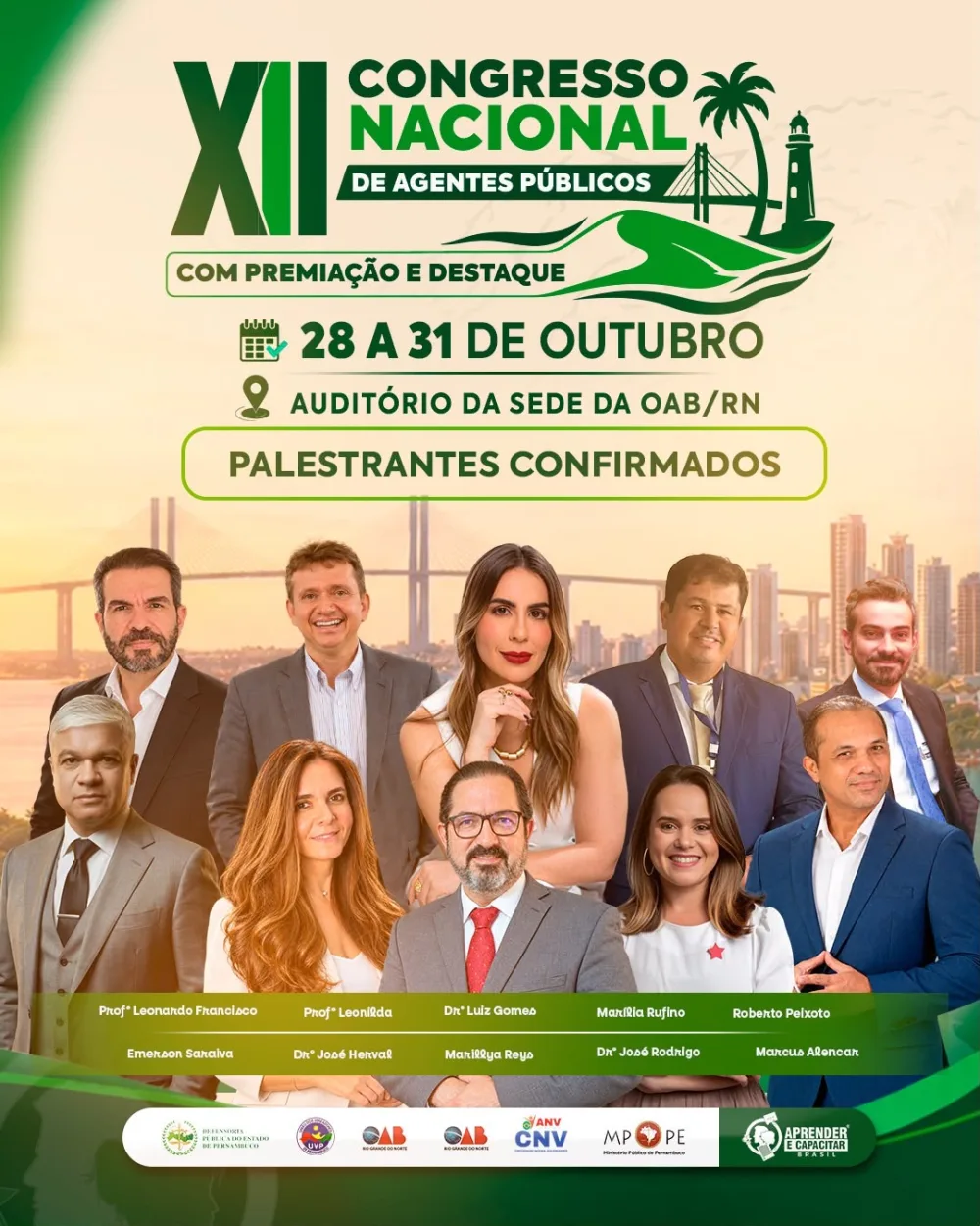 Instituto ‘Aprender e Capacitar’ promoverá o XII Congresso Nacional de Agentes Públicos