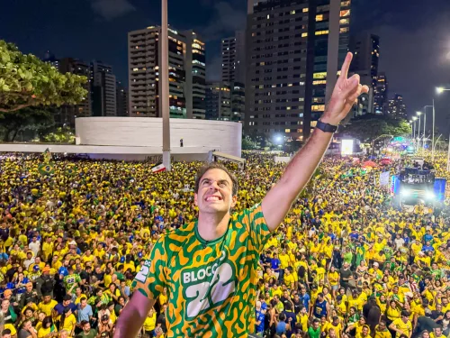 Gilson Machado Filho projeta votação recorde da direita no Nordeste em ato com Nikolas Ferreira no Recife: "Vocês vão se surpreender"