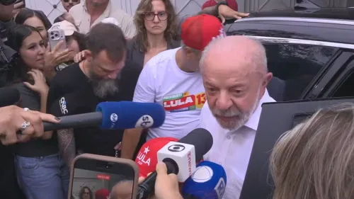 Lula vota acompanhado de Janja, Alckmin e aliados em SP