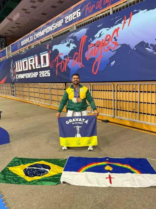 Gravatá é destaque no Campeonato Mundial de Karatê na Eslovênia