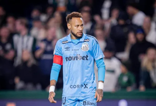 Neymar Jr. é denunciado pelo STJD após confusão com jogador do Bahia