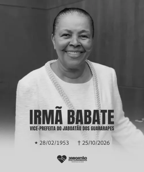 Morre aos 73 anos Irmã Babate, vice-prefeita do Jaboatão dos Guararapes